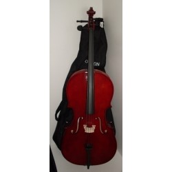 VIOLONCELLO 3-4 BRUCK HDC01 LAMINATO BORSA ARCO